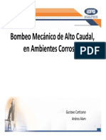 BOMBEO MECANICO DE ALTO CAUDAL EN AMBIENTES CORROSIVOS