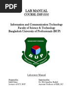 LAB MANUAL of DSP-1