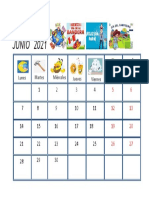 Junio 2021 Calendario