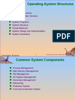 OS Chapter 3: Operating System Structures