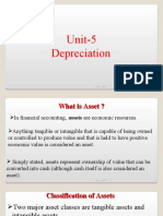MSFA Unit 5 - Depreciation