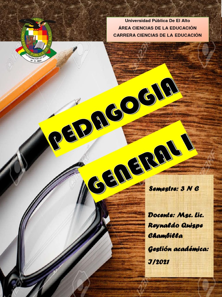 Pedagogia General | PDF | Pedagogía | Conocimiento