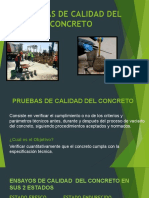 Pruebas de Calidad Del Concreto