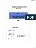 Civil Engineering Mechanics CVG2149: Types of Forces