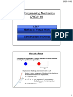 Civil Engineering Mechanics CVG2149: Method of Virtual Work