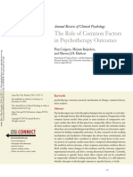 The Role of Common Factors in Psychotherapy Outcomes (Cuijpers, Reijnders & Huibers, 2020)