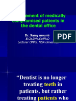 Dental management of medically compromised patients