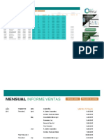 Informe de Ventas Mensuales en Excel