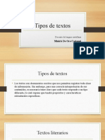 Tipos de Textos Miniris