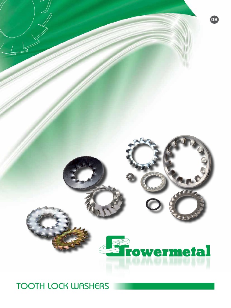 Brochure Tooth Lock Washers | PDF | Washer (Hardware) | Screw