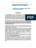 Miv T9 Angioplastia Coronaria - Materiales - Procedimiento