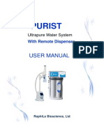 PURIST With Dispenser User Manual - 20190701