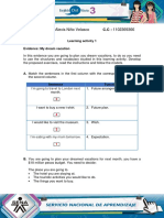 NOMBRE: Arnold Alexis Niño Velasco C.C: 1102369366: Learning Activity 1 Evidence: My Dream Vacation