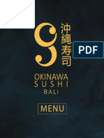 Okinawa Sushi Bali Menu