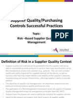 Risk-based Supplier Quality Management Oct 26 2016 Sqsub-team