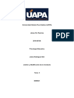 Tarea 3 Analisis y Modificacion de La Conducta (Jenny Ramirez)