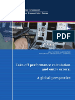 Take-Off Performance Calculation and Entry Errors: A Global Perspective