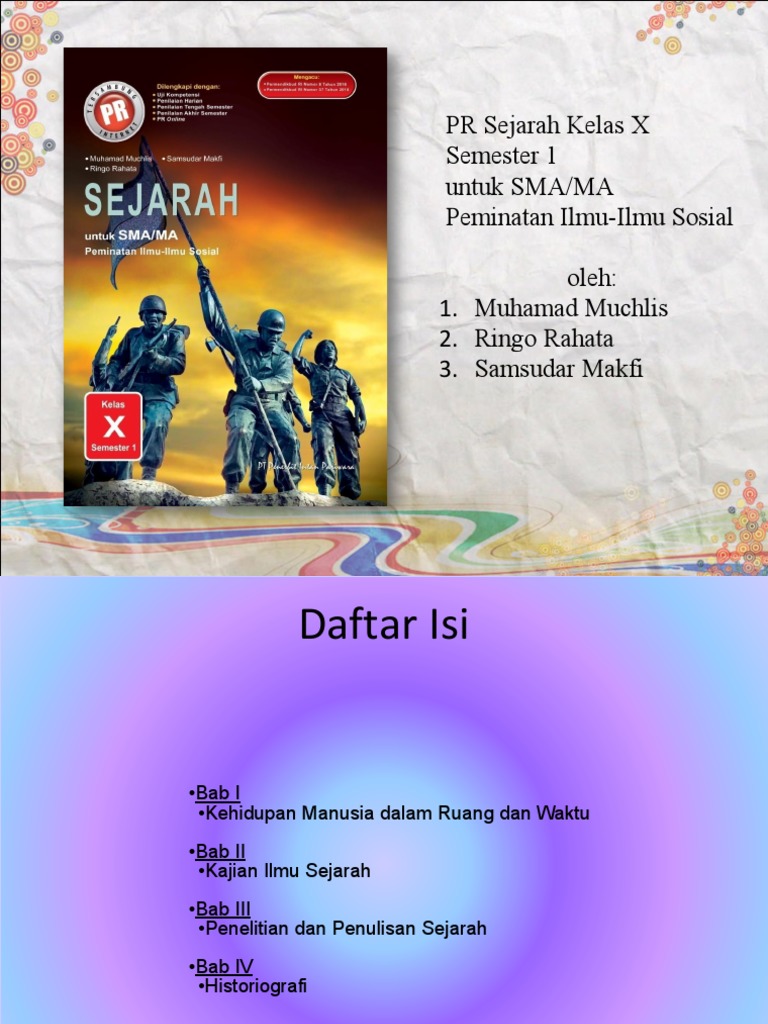 Buku Siswa Sejarah Kelas 10 Sma