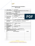 Formulir Pendaftaran Solo - Eksotika Borneo