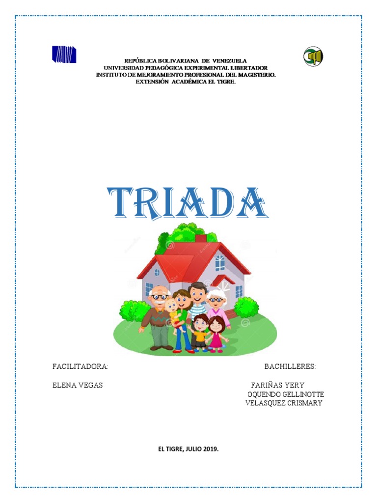 Triada | PDF | Educación primaria | Familia