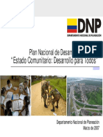 Plan Nacional Desarrollo - 2007