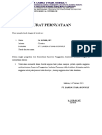 Surat Pernyataan Tidak Menuntut