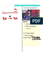 Intro Equilibrium Constant Notes