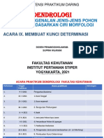 OL-2021-Praktikum Dendrologi-8-9 - Pengenalan Jenis-Kunci Determinasi