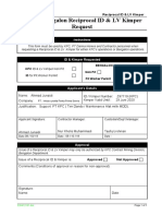 KPC - Bengalon Reciprocal ID & LV Kimper Request