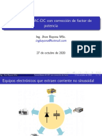 Convertidores Ac-Dc Con Correcci On de Factor de Potencia: Ing. Jhon Bayona MSC