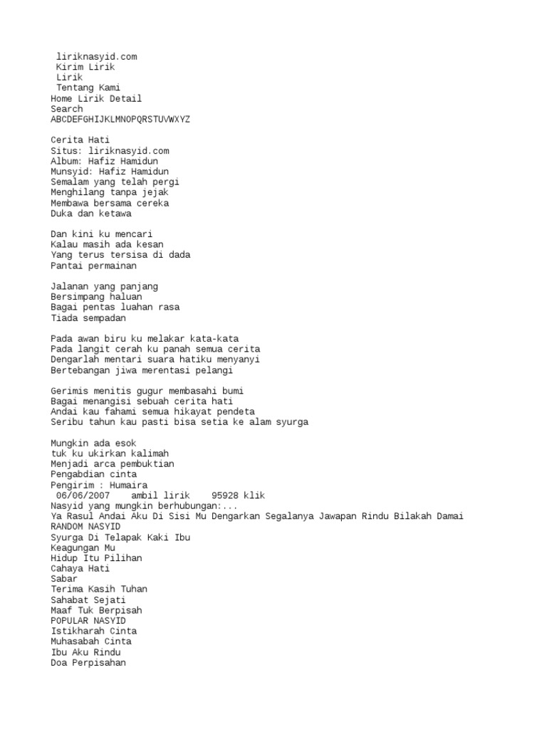 Cerita Hati Pdf