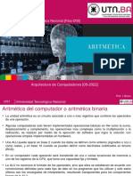 Aritmetica Unidad IV - Arquitectura de Computadores