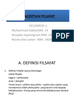 Pengertian Filsafat