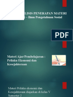 Tugas Analisis Penerapan Materi MODUL 3 - Ilmu Pengetahuan Sosial