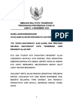 Imbauan Jumat 4 Des 2020