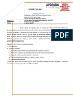 Modelo de Informe Abril 2021 V Ciclo Modelo