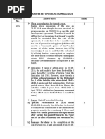 DPC End Term Answer Key 2020