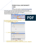 3 Membuat Form Pada Microsoft Office Access