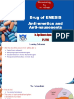 Lecture 06 - Drugs Acting of GIT - Emetics and Anti-Emetics