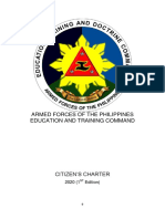 AFPETDC Citizen Charter 1st Edition 2020