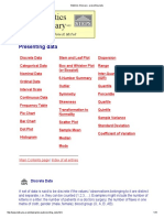 Presenting Statistical Data Visualizations