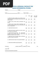 Checklist CASP untuk Penelitian Medis | PDF