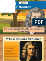 To Learn About The Life of Sir Isaac Newton and His Inventions