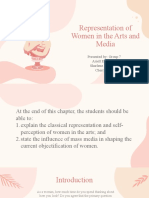 Representation of Women in The Arts and Media: Presented By: Group 7 Ariell Emradura Sharlene Ann Abas Cherry Eule