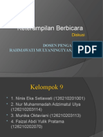 Kelompok 9 - Keterampilan Berbicara