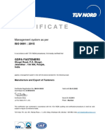 Certificate: Management System As Per