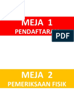 Meja 1: Pendaftaran