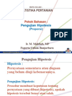 Uji Hipotesis Utk Proporsi