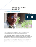 THE UNTOLD STORY OF DR PERVEZ Hoodbhoy QAU