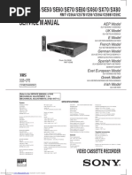 Service Manual: SLV-SE35/SE50/SE60/SE70/SE80/SX60/SX70/SX80